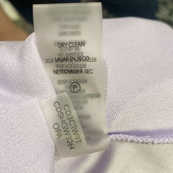 Calvin Klein Women's Ruffle-Trim Sheath Dress lavender - Picture 8 of 13